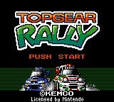 Top Gear Rally (Europe) Title Screen